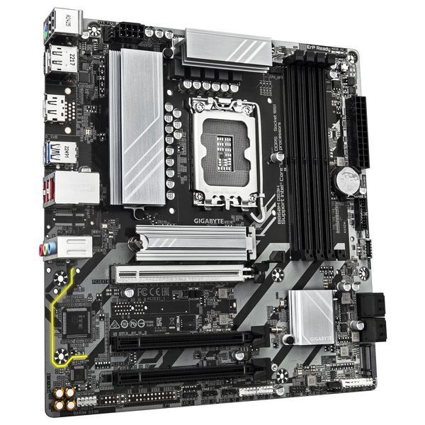 Материнська плата GIGABYTE B860M DS3H s1851 B860 4xDDR5 M.2 HDMI DP mATX (B860M_DS3H) - купити в Україні за низькою ціною в інтернет-магазині "Rincom"