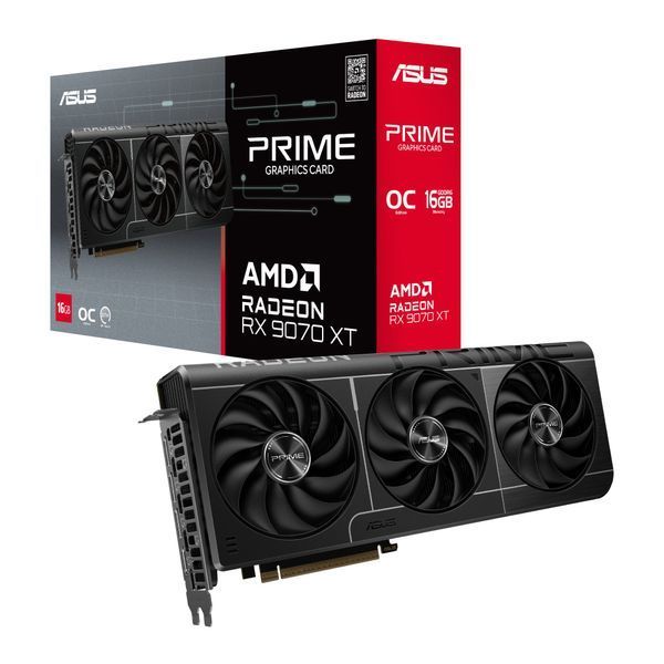 Відеокарта ASUS Radeon RX 9070 XT PRIME OC Edition 16GB GDDR6 (PRIME-RX9070XT-O16G) - купити в Україні за низькою ціною в інтернет-магазині "Rincom"