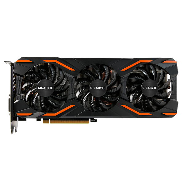 Відеокарта Gigabyte GeForce GTX 1080 Windforce OC 8GB GDDR5X (GV-N1080WF3OC-8GD) - купити в Україні за низькою ціною в інтернет-магазині "Rincom"