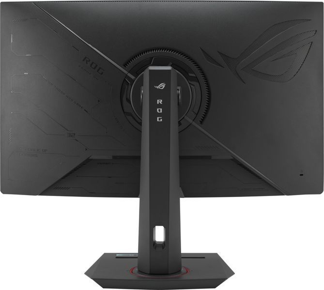Монітор Asus 31.5" ROG Strix XG32WCS HDMI, DP, USB-C, Audio, VA, 2560x1440, 180Hz, 1ms, sRGB 125%, CURVED, FreeSync, HAS, HDR400 (90LM0AC0-B01970) - купити в Україні за низькою ціною в інтернет-магазині "Rincom"