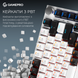 Бездротова механічна клавіатура GamePro Asgard Valhalla (MK160W Pro) 75% QLAB orange switches (MK160W Pro) - фото 8 з 16