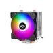Кулер процесора QiuzAim RGB 4 термотрубки (sAM4, s1151, sAM5, s1150, s1200) (QZ-1240 4PIN PWM Have light 2 fan)