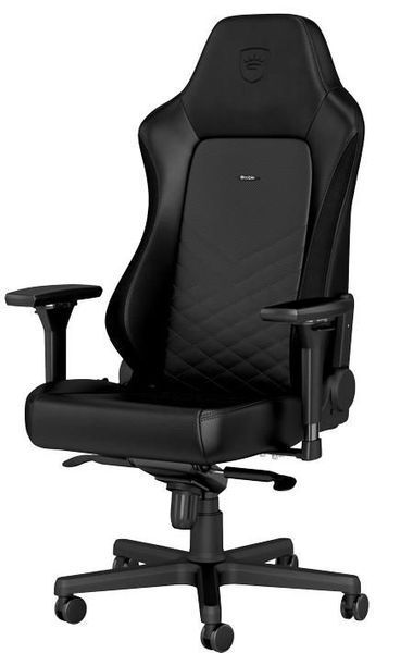 Ігрове крісло Noblechairs HERO штучна шкіра, чорний (NBL-HRO-PU-BLA)