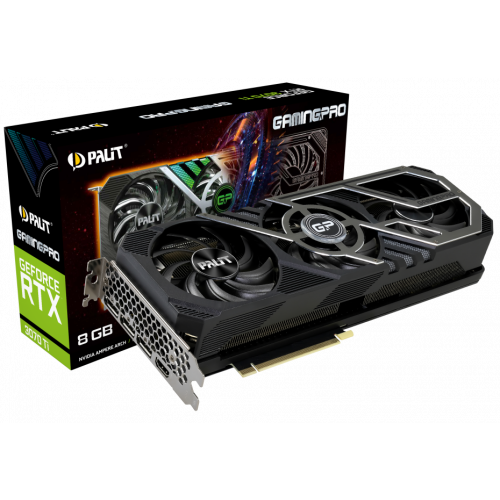 Відеокарта Palit GeForce RTX 3070 Ti GamingPro 8Gb GDDR6X (NED307T019P2-1046A) - купити в Україні за низькою ціною в інтернет-магазині "Rincom"