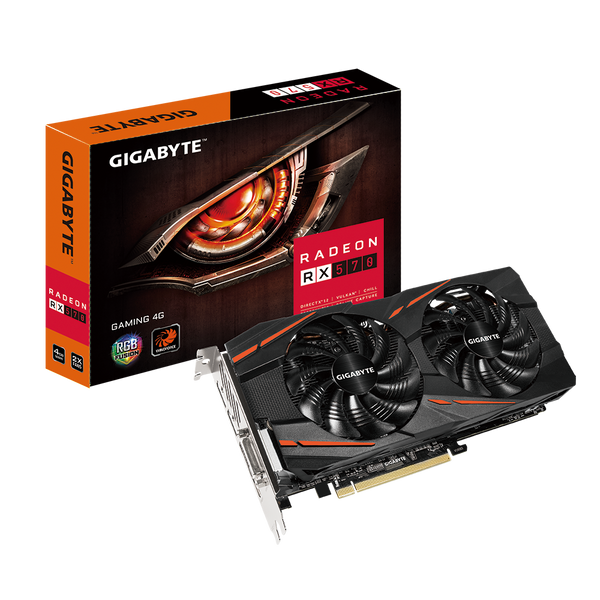Відеокарта Gigabyte Radeon RX 570 Gaming 4GB GDDR5 (GV-RX570GAMING-4GD) - купити в Україні за низькою ціною в інтернет-магазині "Rincom"