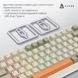 Бездротова механічна клавіатура Ajazz AK820 MAX Flying Fish Switch Retro Colour - 8000 mAh (AK820MAX (AK820MAX-FF-R) - фото 8 з 10
