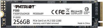 Твердотільний запам&rsquo;ятовувальний пристрій накопичувач SSD M.2 2280 256GB P300 P300P256GM28 PATRIOT (P300P256GM28) - купити в Україні за низькою ціною в інтернет-магазині "Rincom"