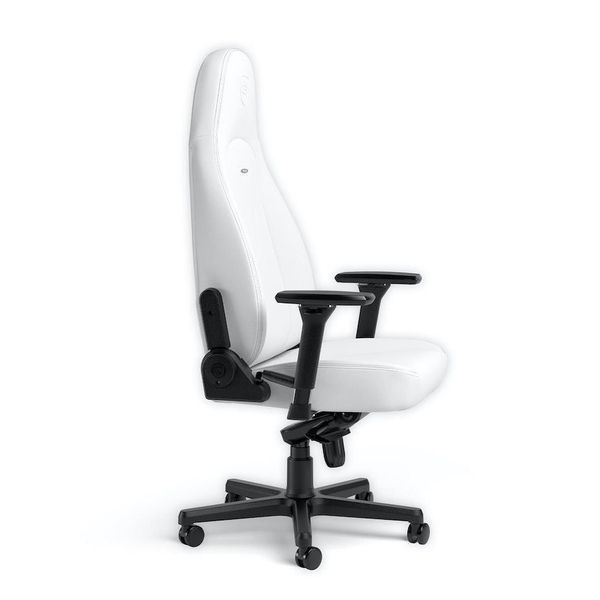 Ігрове крісло Noblechairs ICON високотехнологічна штучна шкіра, білий (NBL-ICN-PU-WED)