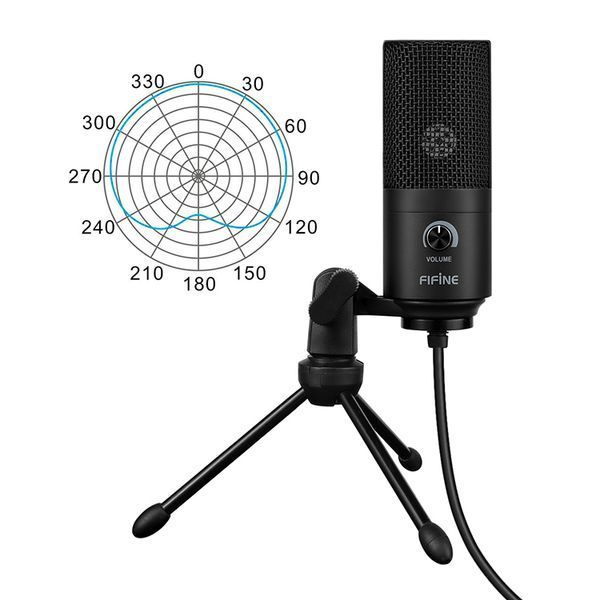 USB мікрофон Fifine K669B (K669B) - купити в Україні за низькою ціною в інтернет-магазині "Rincom"