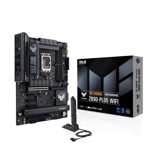 Материнcька плата ASUS TUF GAMING Z890-PLUS WIFI s1851 Z890 4xDDR5 M.2 DP HDMI Wi-Fi BT ATX (90MB1IQ0-M0EAY0) - купити в Україні за низькою ціною в інтернет-магазині "Rincom"