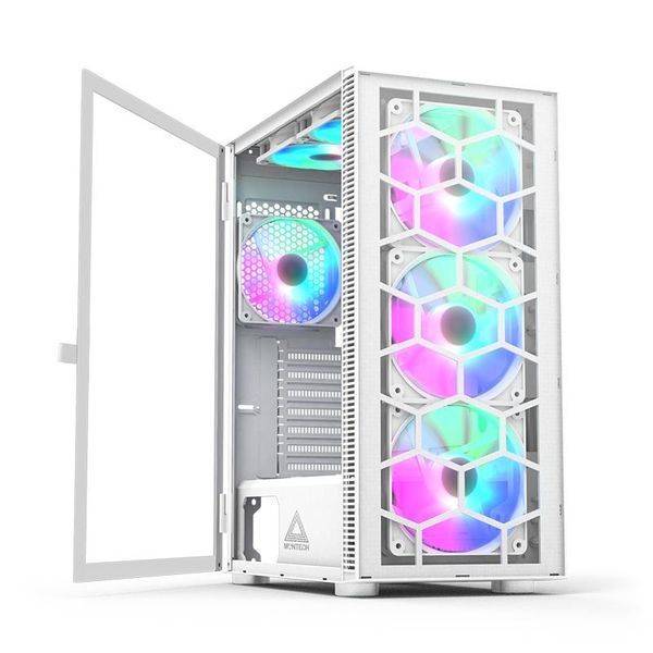Корпус ATX W/O PSU X3 GLASS (W) MONTECH (X3 GLASS (W)) - купити в Україні за низькою ціною в інтернет-магазині "Rincom"