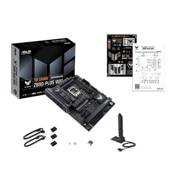 Материнcька плата ASUS TUF GAMING Z890-PLUS WIFI s1851 Z890 4xDDR5 M.2 DP HDMI Wi-Fi BT ATX (90MB1IQ0-M0EAY0) - купити в Україні за низькою ціною в інтернет-магазині "Rincom"