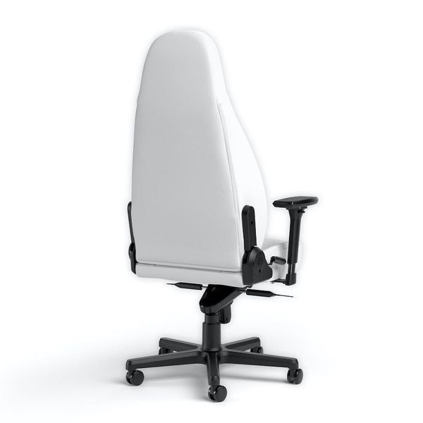 Ігрове крісло Noblechairs ICON високотехнологічна штучна шкіра, білий (NBL-ICN-PU-WED)