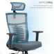 Крісло офісне OfficePro Balance OC550-B-DG-DG (OC550-B-DG-DG)