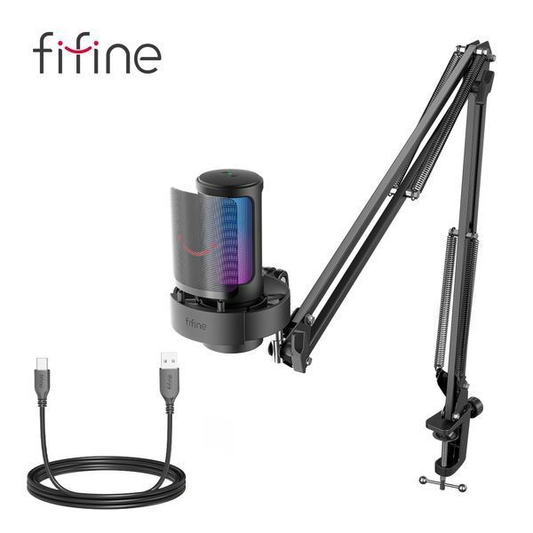 Мікрофон Fifine A8T Black (A8T) - купити в Україні за низькою ціною в інтернет-магазині "Rincom"