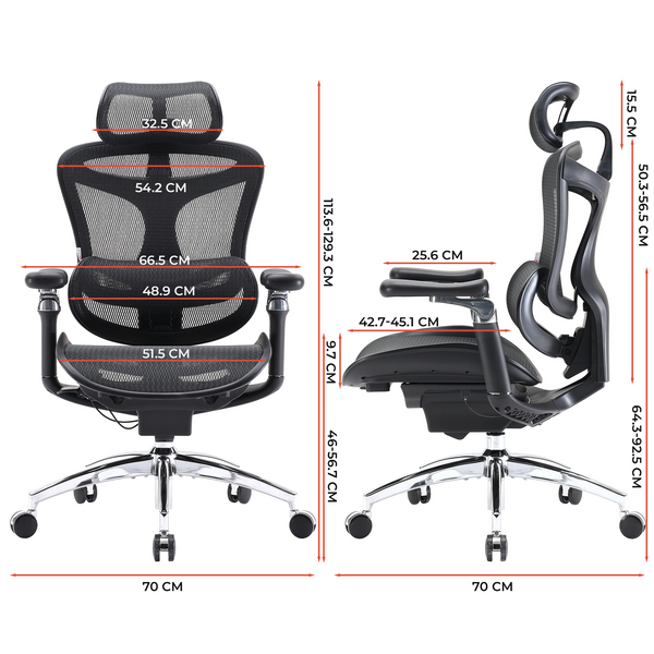 Крісло офісне Sihoo DORO C300 Pro Mesh Black (DORO-C300-PRO-M101)