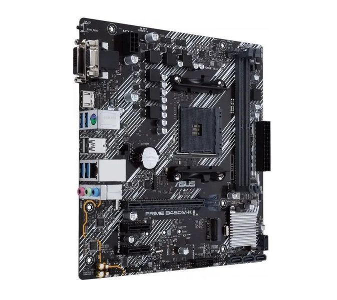 Материнcька плата ASUS PRIME B450M-K II sAM4 B450 2xDDR4 HDMI DVI D-Sub mATX (90MB1600-M0EAY0) - купити в Україні за низькою ціною в інтернет-магазині "Rincom"