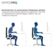 Ергономічна подушка для сидіння OfficePro SP770DG Dark Gray (SP770DG)