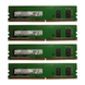 Комплект оперативної пам`яті Samsung DDR4 16Gb 2400MHz (4x4Gb) (M378A5244CB0-CRC-x4)