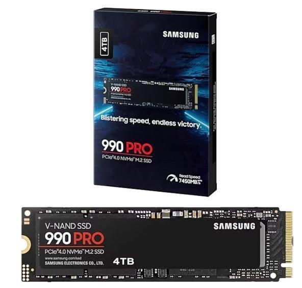 Накопичувач SSD Samsung M.2 4TB PCIe 4.0 990PRO (MZ-V9P4T0BW) - купити в Україні за низькою ціною в інтернет-магазині "Rincom"