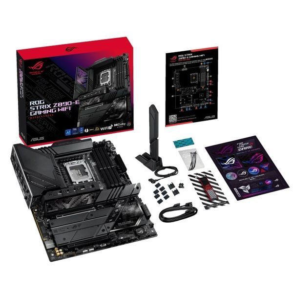 Материнcька плата ASUS ROG STRIX Z890-E GAMING WIFI s1851 Z890 4xDDR5 M.2 DP HDMI Wi-Fi BT ATX (90MB1IM0-M0EAY0) - купити в Україні за низькою ціною в інтернет-магазині "Rincom"