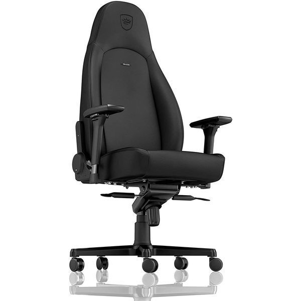 Ігрове крісло Noblechairs ICON&nbsp;високотехнологічна штучна шкіра, чорний (NBL-ICN-PU-BED)