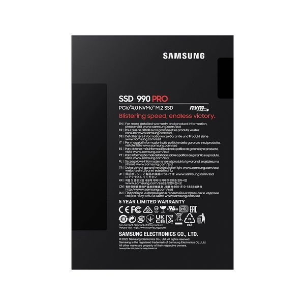Накопичувач SSD Samsung M.2 4TB PCIe 4.0 990PRO (MZ-V9P4T0BW) - купити в Україні за низькою ціною в інтернет-магазині "Rincom"