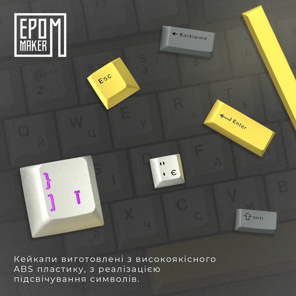Клавіатура механічна бездротова EPOMAKER Shadow-X Mulan White (SHX-W-M) (SHX-W-M) - купити в Україні за низькою ціною в інтернет-магазині "Rincom"