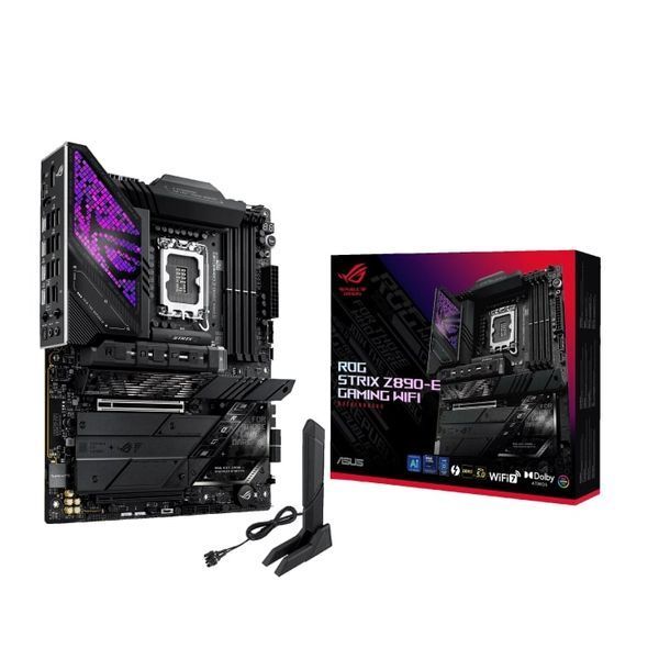Материнcька плата ASUS ROG STRIX Z890-E GAMING WIFI s1851 Z890 4xDDR5 M.2 DP HDMI Wi-Fi BT ATX (90MB1IM0-M0EAY0) - купити в Україні за низькою ціною в інтернет-магазині "Rincom"