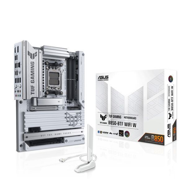 Материнcька плата ASUS TUF GAMING B850-BTF WIFI W sAM5 B850 4xDDR5 M.2 HDMI DP WiFi BT ATX BTF (90MB1KW0-M0EAY0) - купити в Україні за низькою ціною в інтернет-магазині "Rincom"
