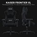Крісло ігрове Anda Seat Kaiser Frontier Fabric Black Size XL (AD12YXL-17-B-F-B02)