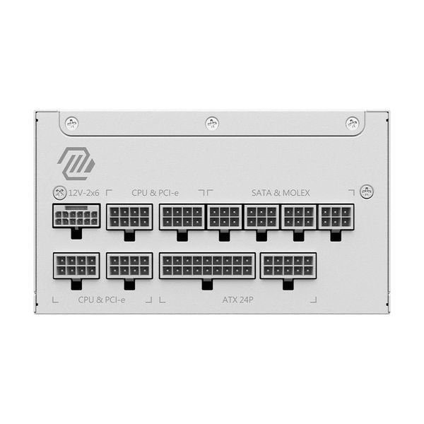 Блок живлення ATX 1000W MAG A1000GL PCIE5 WHITE MSI (MAG A1000GL PCIE5 WHITE) - купити в Україні за низькою ціною в інтернет-магазині "Rincom"