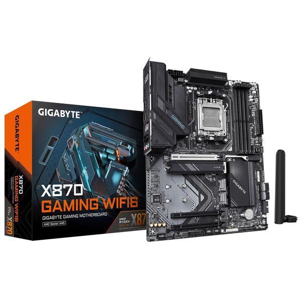 Материнська плата GIGABYTE X870 GAMING WF6 sAM5 X870 sAM5 X870 4xDDR5 M.2 HDMI D-Sub ATX (X870_GAMING_WF6) - купити в Україні за низькою ціною в інтернет-магазині "Rincom"