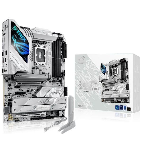 Материнcька плата ASUS ROG STRIX Z890-A GAMING WIFI s1851 Z890 4xDDR5 M.2 DP HDMI Wi-Fi BT ATX білий (90MB1I90-M0EAY0) - купити в Україні за низькою ціною в інтернет-магазині "Rincom"