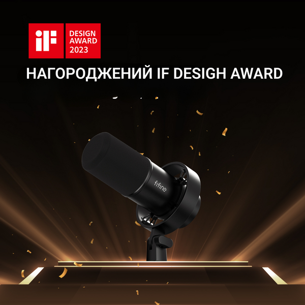 USB/XLR мікрофон Fifine T688 (T688) - купити в Україні за низькою ціною в інтернет-магазині "Rincom"