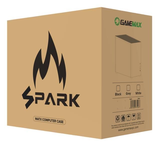 Корпус для комп'ютера ATX W/O PSU SPARK FULL WHITE GAMEMAX (SPARK FULL WHITE) - купити в Україні за низькою ціною в інтернет-магазині "Rincom"