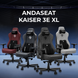 Крісло ігрове Anda Seat Kaiser 3E Maroon PVC Size XL (AD23YC-XL-09-A-PV/C-A01)