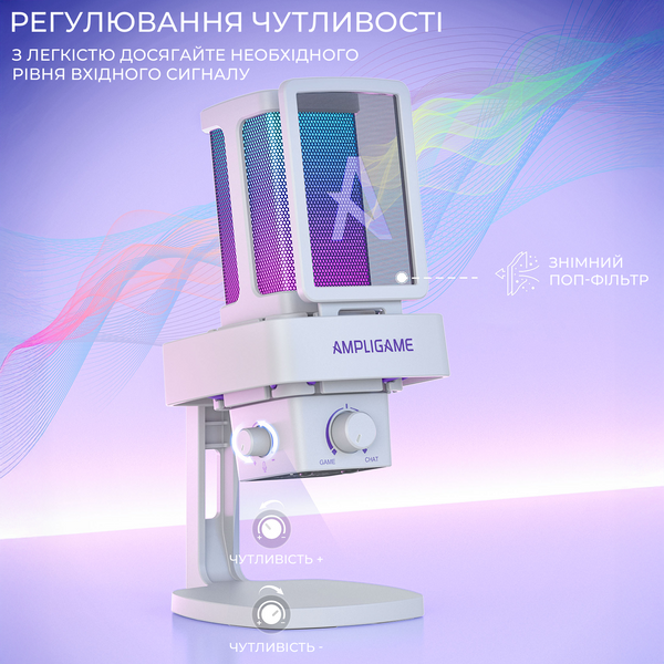USB мікрофон Fifine Q8PRO White (Q8PROW) - купити в Україні за низькою ціною в інтернет-магазині "Rincom"