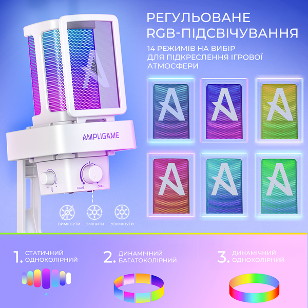 USB мікрофон Fifine Q8PRO White (Q8PROW) - купити в Україні за низькою ціною в інтернет-магазині "Rincom"