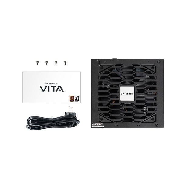 Блок живлення CHIEFTEC Vita (850W), >85%, 80+ Bronze, 120мм, 1xMB 24pin(20+4), 2xCPU 8pin(4+4), 2xMolex, 6xSATA, 4xPCIe 8pin(6+2) (BPX-850-S) - купити в Україні за низькою ціною в інтернет-магазині "Rincom"