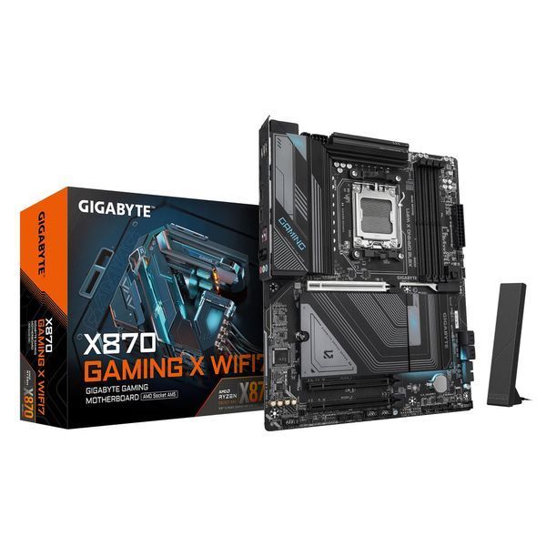 Материнська плата GIGABYTE X870 GAMING X WIFI7 sAM5 X870 4xDDR5 M.2 HDMI Type-C ATX (X870_GAMING_X_WIFI7) - купити в Україні за низькою ціною в інтернет-магазині "Rincom"