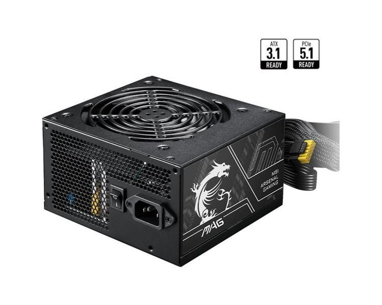 Блок живлення ATX 650W MAG A650BN PCIE5 II MSI (MAG A650BN PCIE5 II) - купити в Україні за низькою ціною в інтернет-магазині "Rincom"