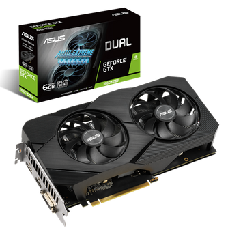 Відеокарта Asus GeForce GTX 1660 Super Dual EVO OC 6GB GDDR6 (DUAL-GTX1660S-O6G-EVO) - купити в Україні за низькою ціною в інтернет-магазині "Rincom"