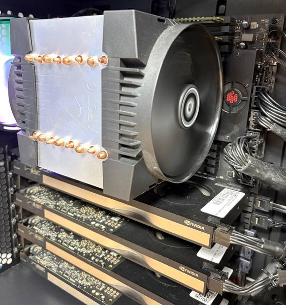 Сервер для штучного інтелекту AMD EPYC 7K62 / RTX A4000 x4 / SSD 512GB + 4TB / RAM 256 GB (EPYC_7K62_A4000 x4_512GB_1TB_R_192) - купити в Україні за низькою ціною в інтернет-магазині "Rincom"