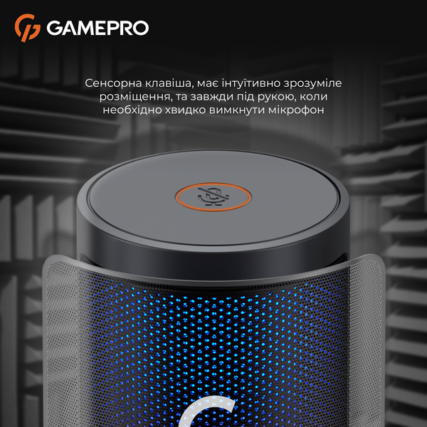 Конденсаторний USB мікрофон GamePro (UGM105B) (UGM105B) - купити в Україні за низькою ціною в інтернет-магазині "Rincom"