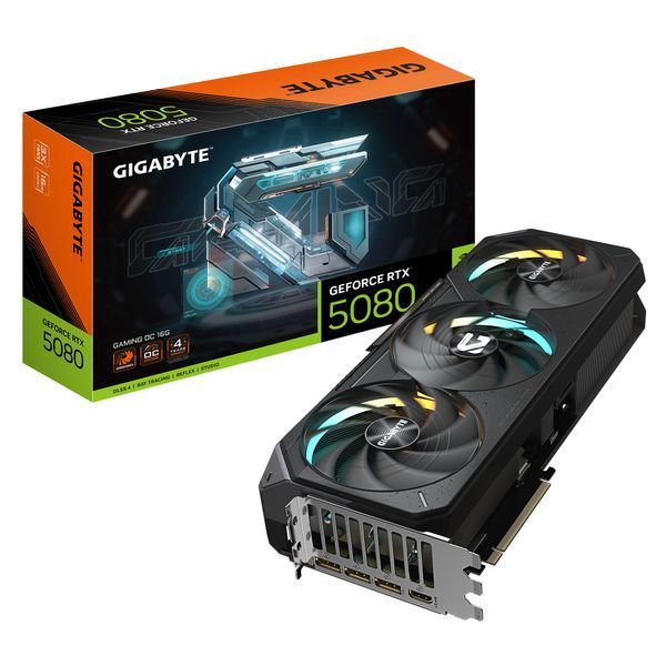 Відеокарта GIGABYTE GeForce RTX 5080 16GB GDDR7 GAMING OC (GV-N5080GAMING_OC-16GD) - купити в Україні за низькою ціною в інтернет-магазині "Rincom"