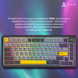 Клавіатура механічна бездротова Ajazz AK820 MAX PLUS Daydream Switch RGB Wireless/BT/USB Black (AK820MAX-DD-BGY) - фото 4 з 11