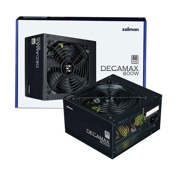 Блок живлення Zalman Decamax (600W) 85%, 80 Plus, 120мм, 1xMB 24pin(20+4), 1xCPU 8pin(4+4), 3xMolex, 6xSATA, 2xPCIe 8pin(6+2) (ZM600-LX3) - купити в Україні за низькою ціною в інтернет-магазині "Rincom"