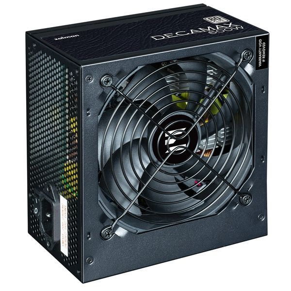 Блок живлення Zalman Decamax (600W) 85%, 80 Plus, 120мм, 1xMB 24pin(20+4), 1xCPU 8pin(4+4), 3xMolex, 6xSATA, 2xPCIe 8pin(6+2) (ZM600-LX3) - купити в Україні за низькою ціною в інтернет-магазині "Rincom"