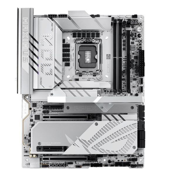 Материнcька плата ASUS ROG MAXIMUS Z890 APEX s1851 Z890 2xDDR5 M.2 Thunderbolt DP Wi-Fi BT ATX білий (90MB1IP0-M0EAY0) - купити в Україні за низькою ціною в інтернет-магазині "Rincom"